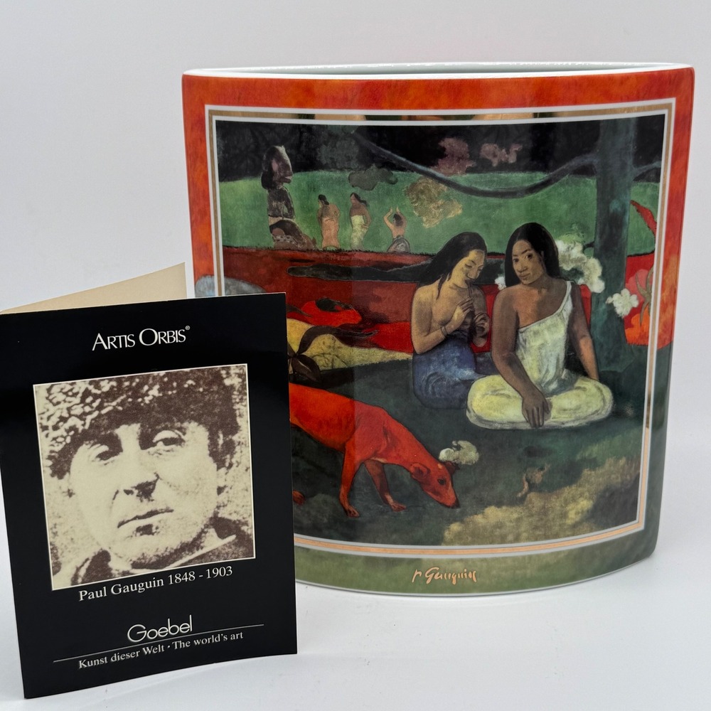 Goebel Artis Orbis Paul Gauguin Arearea Porcelain Vase Limited Edition 0229/1000